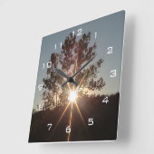 Funken der Inspirations-Acryl-Wanduhr Quadratische Wanduhr (Winkel)