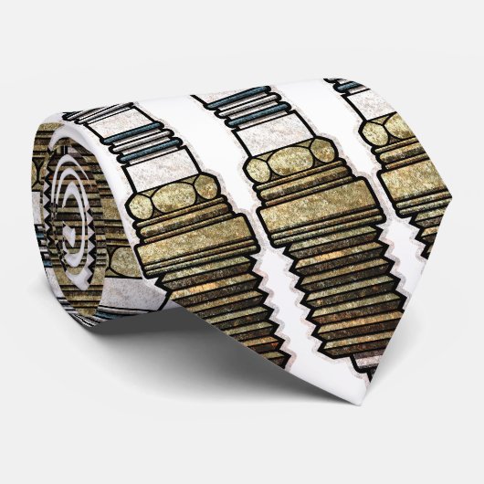 Funken-Stecker-Krawatte Krawatte (Gerollt)