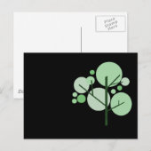 Funkenbaum mit schwarzem Gürtel Postkarte (Vorne/Hinten)