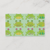 Funkenfrosch Visitenkarte (Rückseite)