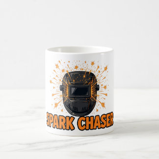 Funkenjäger — Schweißhelm mit Funken für Schweißer Kaffeetasse