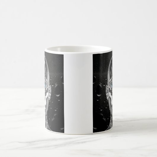 Funkennder Chromandroid Kaffeetasse (Mittel)