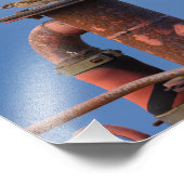 Funkenprüfung Luftdruck vor dem Start! Fotodruck (Ecke)