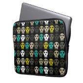 Funkenschädel Laptopschutzhülle (Vorderseite Links)