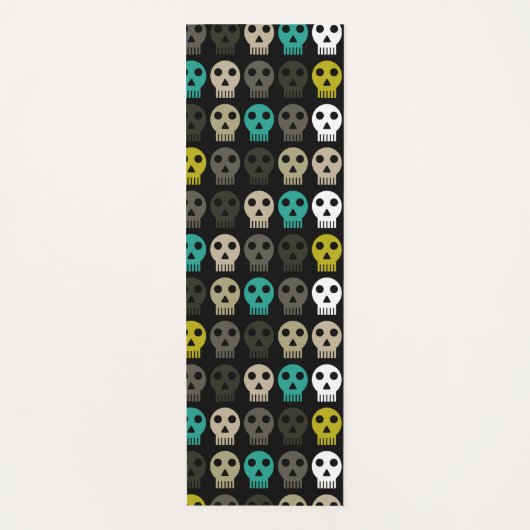 Funkenschädel Yogamatte (Vorderseite)