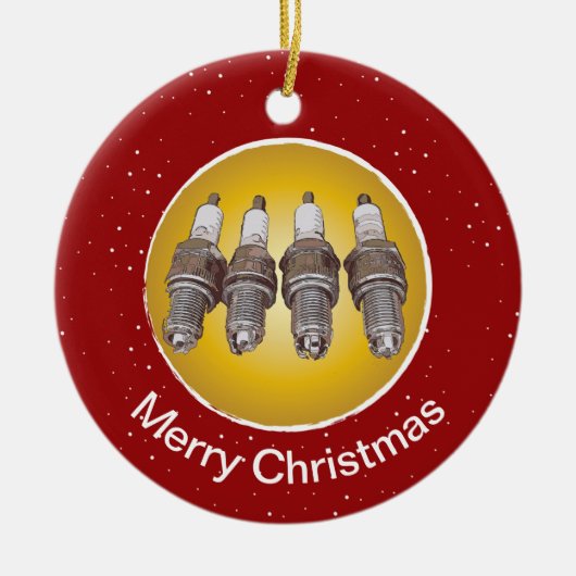 Funkenstecker des Motors Keramikornament (Vorne)