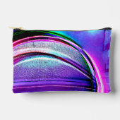 Funker Basketball lila und rosa Zubehörtasche (Vorderseite)