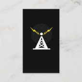 Funker der Antennenhamne Visitenkarte (Vorderseite)