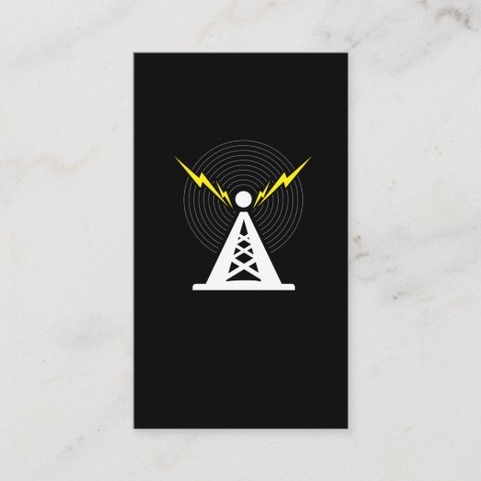 Funker der Antennenhamne Visitenkarte (Vorderseite)