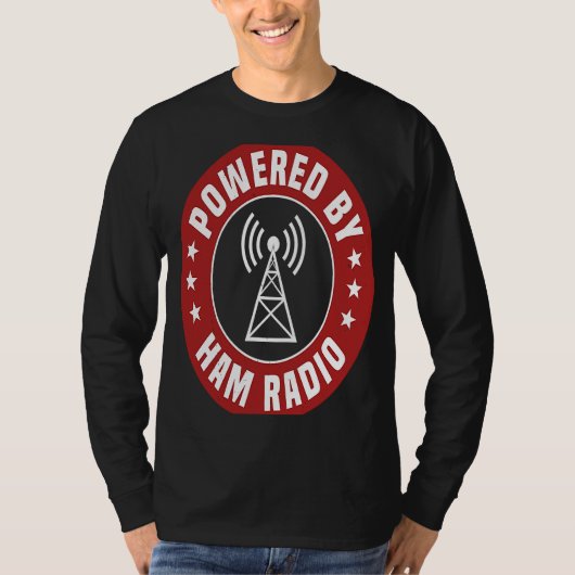 Funker mit HAM-Funkempfang 1 T-Shirt (Vorderseite)