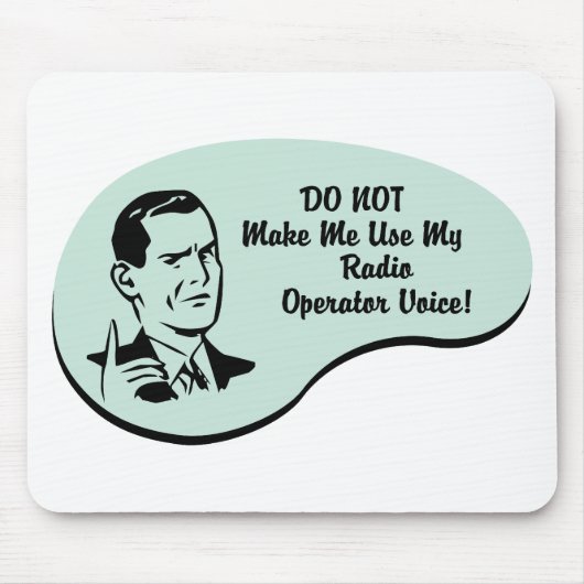 Funker-Stimme Mousepad (Vorne)