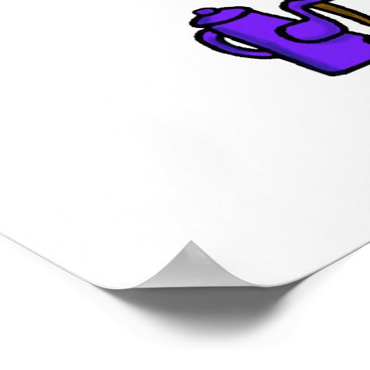 Funker von Ham, der ein Poster mit langer Kontakta (Ecke)