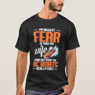Funkferngesteuertes Boot Modell Größtes Remote Con T-Shirt