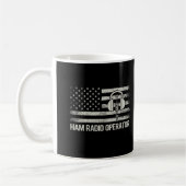 Funkflagge Amateur Ham Kaffeetasse (Links)