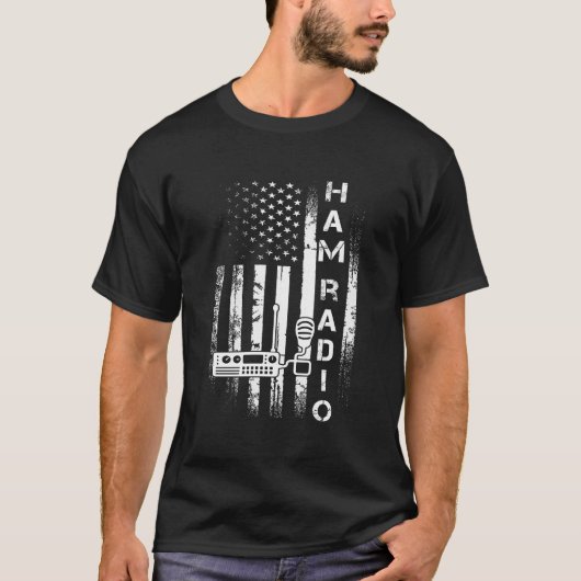 Funkflagge Amateur Ham T-Shirt (Vorderseite)