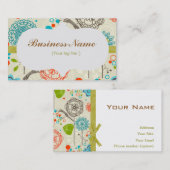 Funkflorale Visitenkarte (Vorne/Hinten)