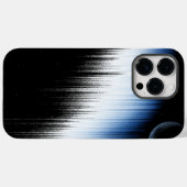 Funkfrequenzen und Mond Case-Mate iPhone Hülle (Rückseite (Horizontal))