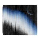 Funkfrequenzen und Mond Schneidebrett (Vorderseite)