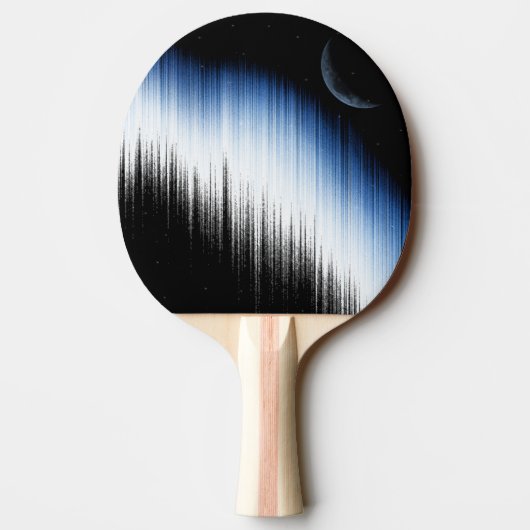 Funkfrequenzen und Mond Tischtennis Schläger (Rückseite)