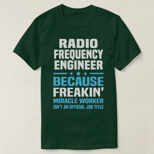 Funkfrequenzingenieur 8 T-Shirt (Design vorne)