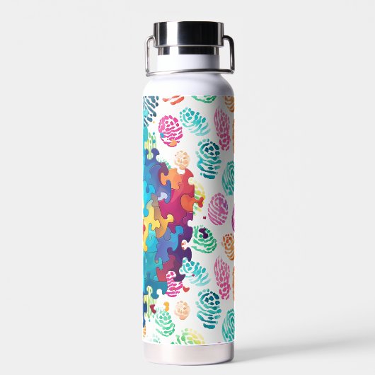 Funkfrequenzvereinigung Trinkflasche (Rückseite)