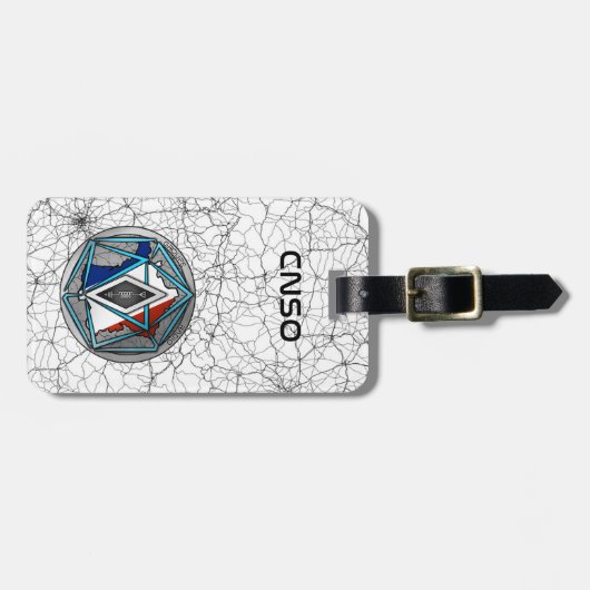 FUNKGEPÄCKETIKETT GEPÄCKANHÄNGER (Vorderseite horizontal)