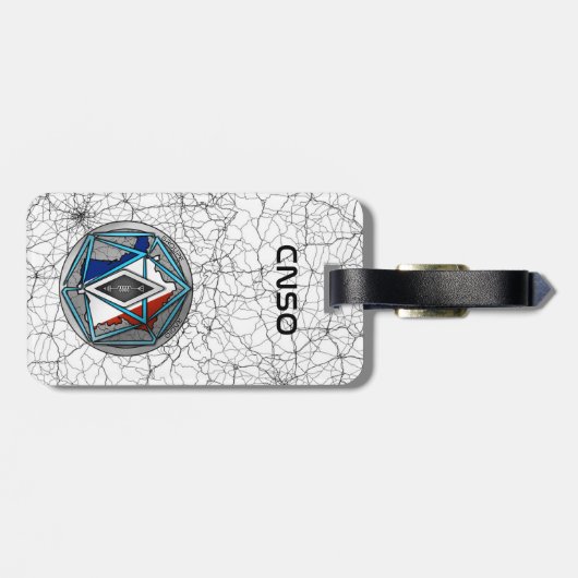 FUNKGEPÄCKETIKETT GEPÄCKANHÄNGER (Rückseite horizontal)