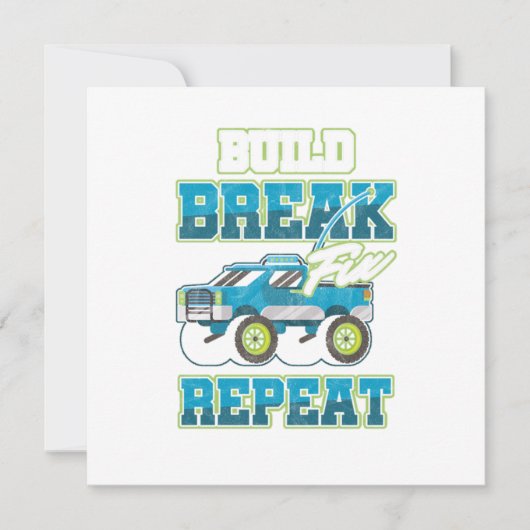 Funkgesteuerte RC-Treiber Build Br Einladung (Vorderseite)