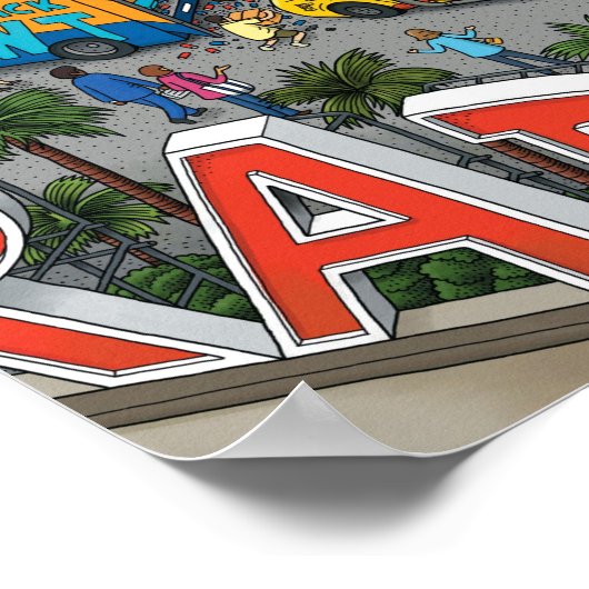 FUNKLAUFWERK POSTER (Ecke)