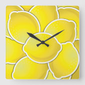 Funklemon Quadratische Wanduhr (Vorderseite)