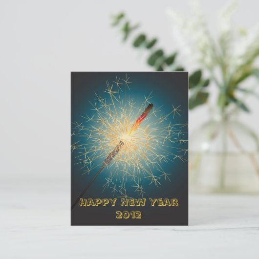 Funkler Feiertagspostkarte (Stehend Vorderseite)