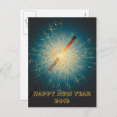 Funkler Feiertagspostkarte (Vorne/Hinten)