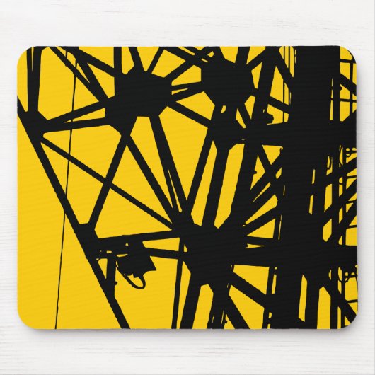 Funkmast - orange mousepad (Vorne)