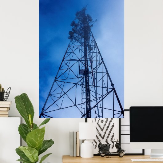 Funkmast Poster (Heimbüro)