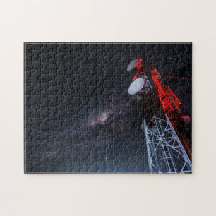 Funkmastor Milchstraße Sternennacht Puzzle
