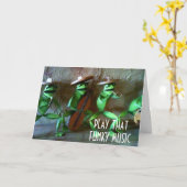 FUNKMUSIK FÜR IHREN **40. GEBURTstag** Karte (Gelbe Blume)