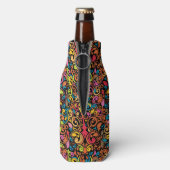 Funkmuster Flaschenkühler (Flasche Rückseite)