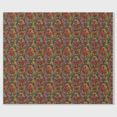 Funkmuster Geschenkpapier (Flach)