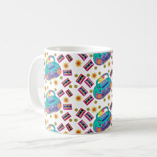 Funkmuster Kaffeetasse (Vorderseite Links)