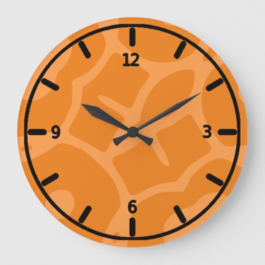 Funkorange Uhr (Vorderseite)