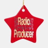 Funkproduzent Extraordinaire Keramik Ornament (Vorne)