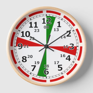 Funkraum-Wanduhr Uhr