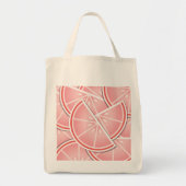 Funkrosa Grapefruitkeile Tragetasche (Vorne)