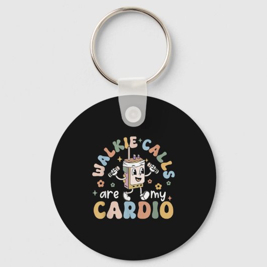 Funkrufe sind mein Cardio Schlüsselanhänger (Vorderseite)