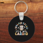 Funkrufe sind mein Cardio Schlüsselanhänger (Vorderseite)