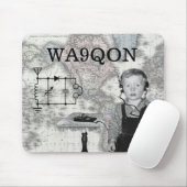 Funkrufzeichen anpassen Radio Boy Mousepad (Mit Mouse)