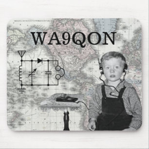Funkrufzeichen anpassen Radio Boy Mousepad