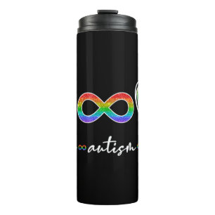 Funktion des Autismus-T - Shirt der Autismus-Liebe Thermosbecher