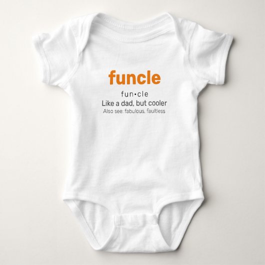 Funktion - Fun Oncle Family Baby Strampler (Vorderseite)