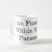 Funktion innerhalb der normalen Parameter Kaffeetasse (Vorderseite Links)